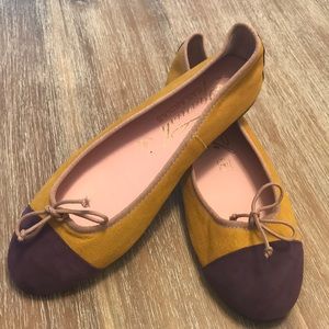Spanish Bailarinas Flats, premium leather size 9!